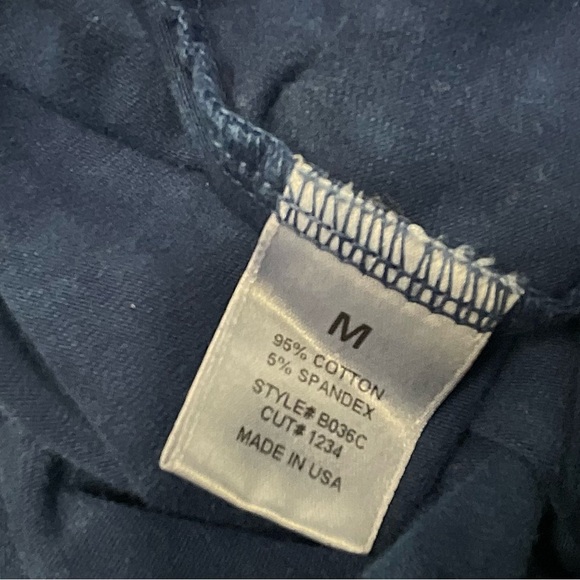 Doodle by Inoah Wide Stretch Palazzo style Pants. Sz Medium.  Blue - Picture 7 of 8